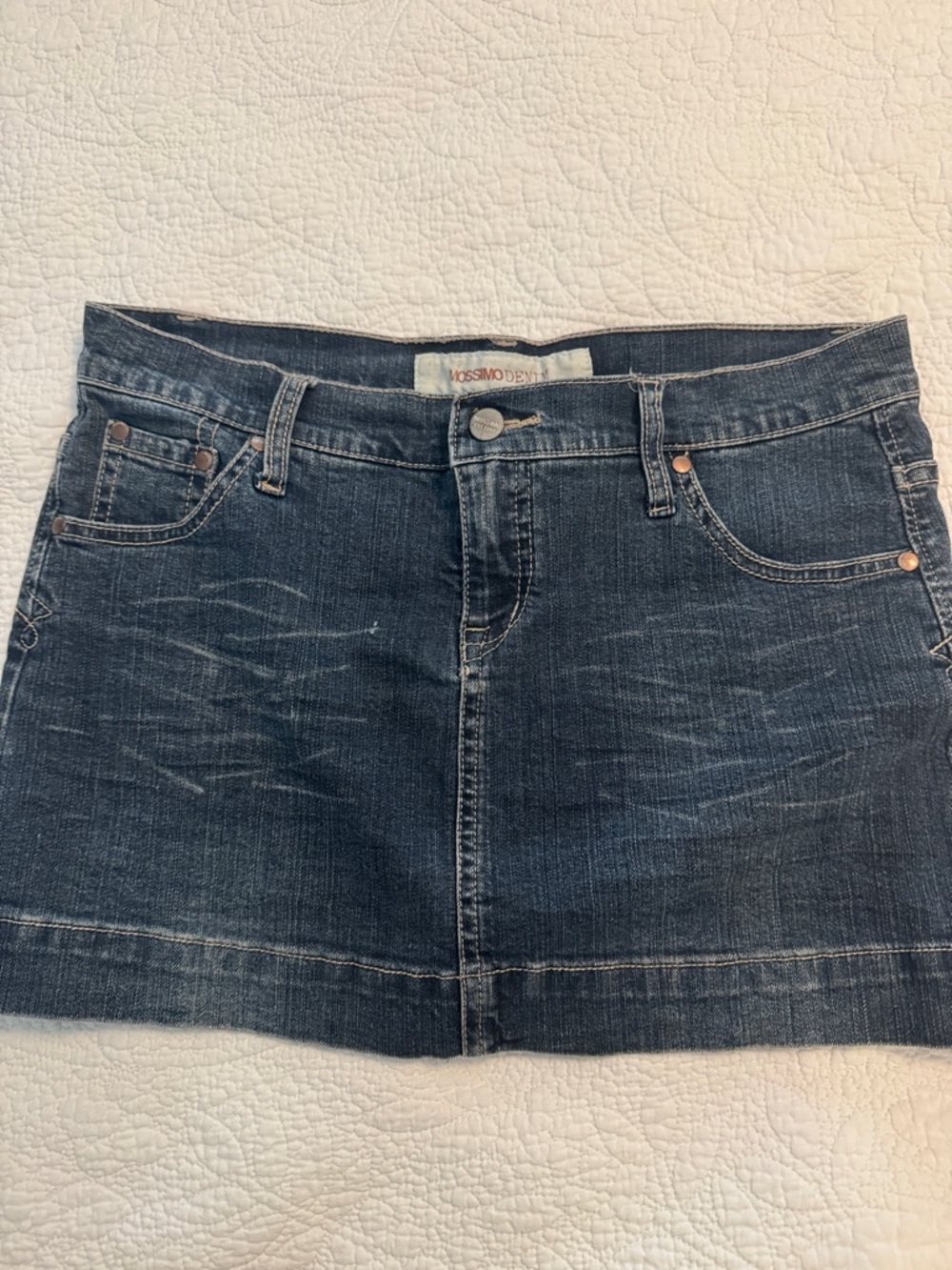 Mossimo Denim - Dark Wash Denim Mini Skirt
